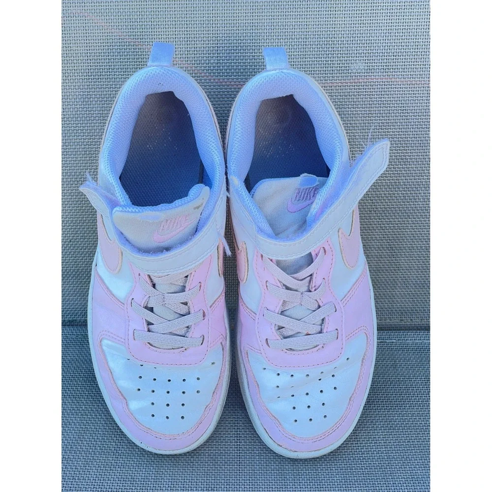 Nike Court Borough Low 2 Kids 2Y Pink White DV5457-105 Sneakers